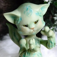 Grumpfy Cat Minty-green