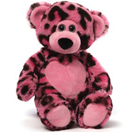 Adora Bear Pink Animal Print