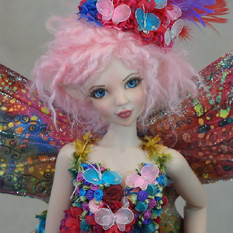 Acai Papaya Butterfly Fairy by Bo Bergemann