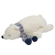 北极熊抱枕暖手毛绒公仔