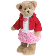 Plush Valentine Girl Bear
