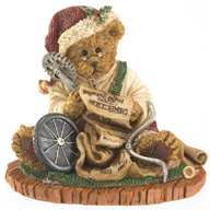 Bear Assembling Christmas Bike